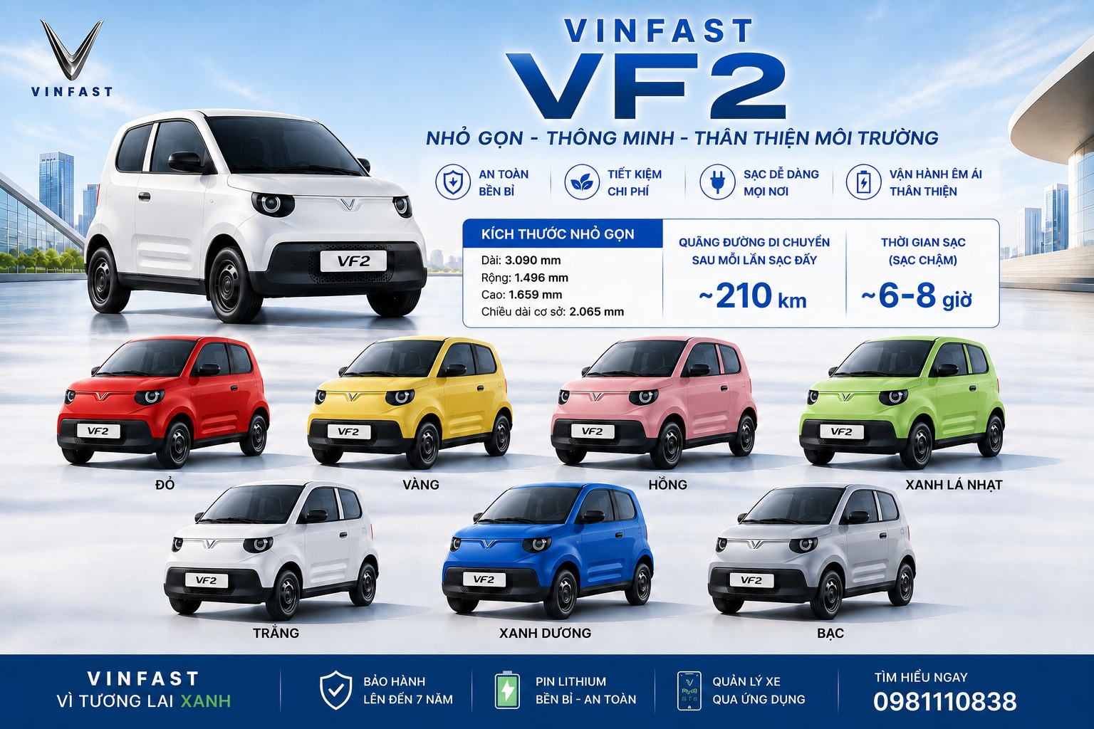 Giá vf2 tại hà nam phủ lý bảng giá lăn bánh tại ninh bình